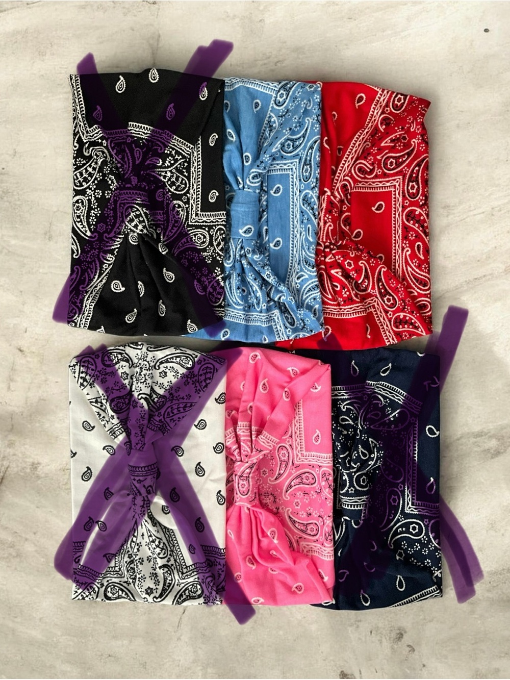 NWOT Women’s Paisley Bandana Headband (Chose 1)